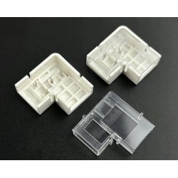 Złączka kątowa ŁĄCZNIK hermetyczna IP67 do taśm LED COB 10mm 230V Hivolt