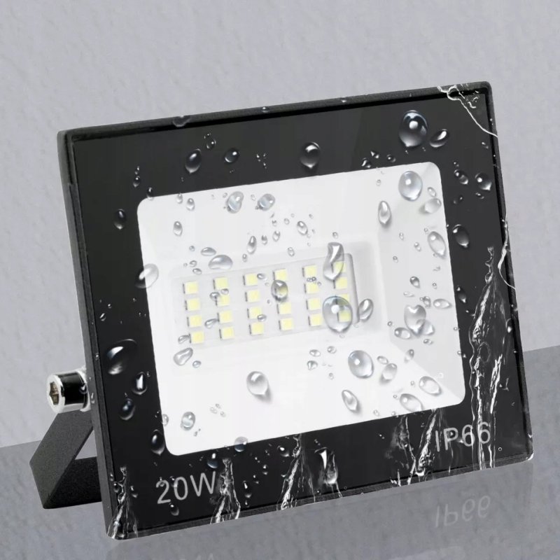 HALOGEN LED 20W NAŚWIETLACZ SLIM ZEWNĘTRZNY IP66 ROBOCZY BIAŁY zimny