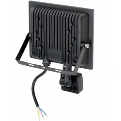 HALOGEN LED 50W NAŚWIETLACZ z czujnikiem ruchu PIR SLIM IP66 ROBOCZY zimny