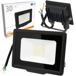 HALOGEN LED 30W NAŚWIETLACZ SLIM ZEWNĘTRZNY IP65 ROBOCZY BIAŁY neutralny