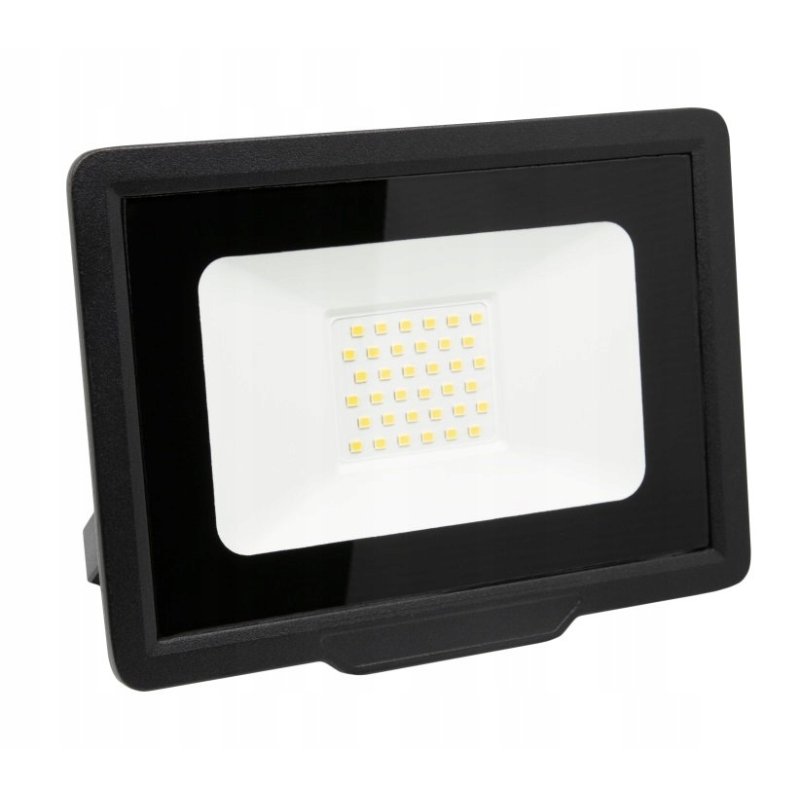 HALOGEN LED 30W NAŚWIETLACZ SLIM ZEWNĘTRZNY IP65 ROBOCZY BIAŁY neutralny