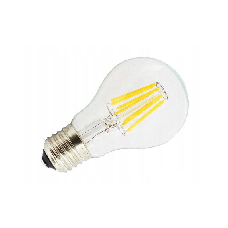 ŻARÓWKA E27 LED FILAMENT 6W BIAŁA ZIMNA EDISON A60