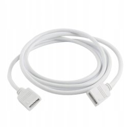 PRZEDŁUŻACZ do taśmy LED RGB złączka wtyk gniazdo 4-pin 2,5m