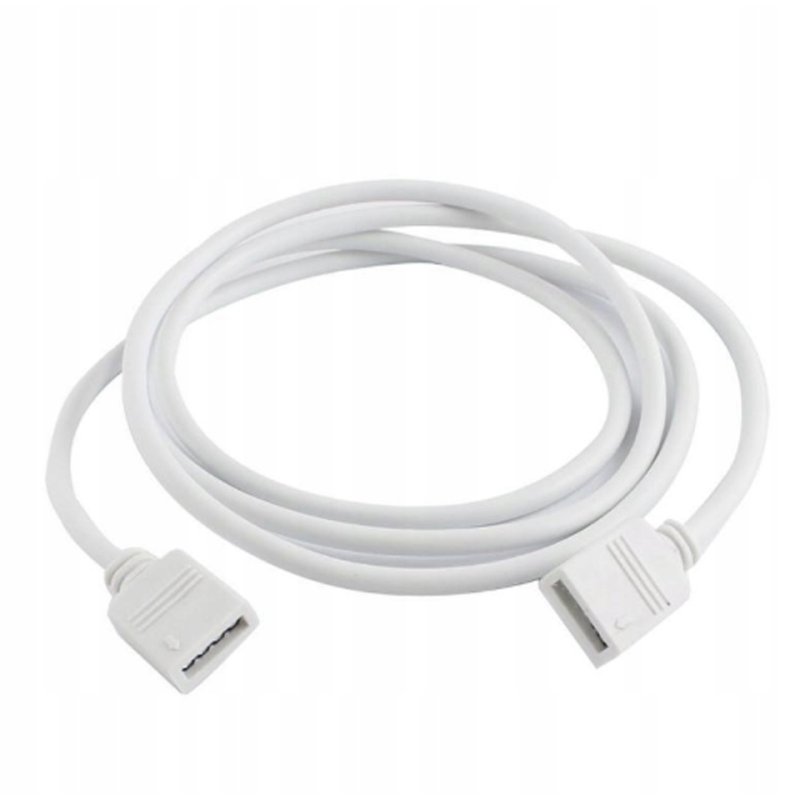PRZEDŁUŻACZ do taśmy LED RGB złączka wtyk gniazdo 4-pin 2,5m