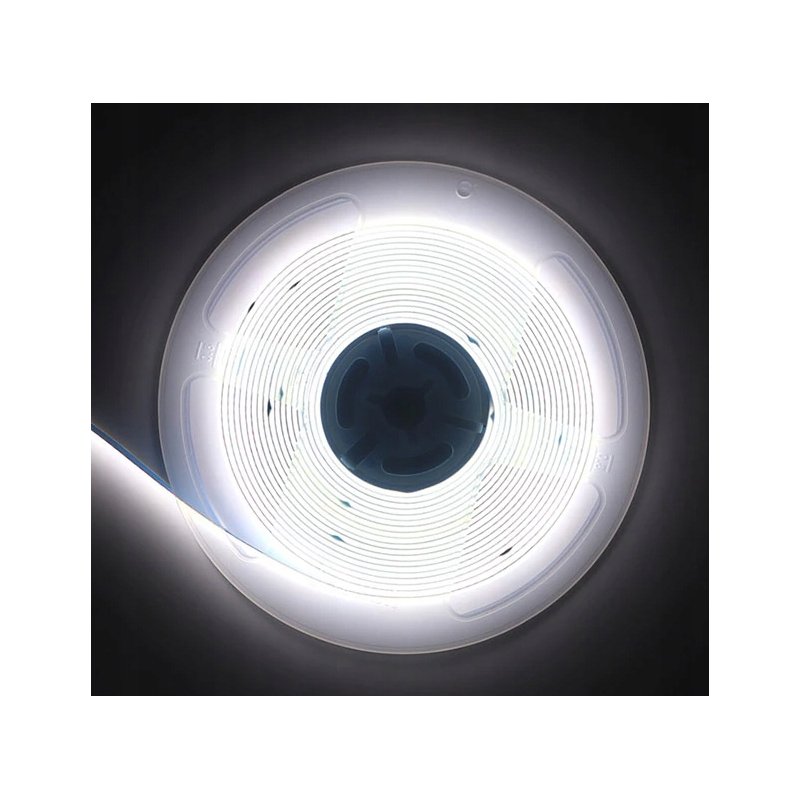 Taśma LED COB 12V 10W/mb Neon Zimny 320diod linia światła 1m