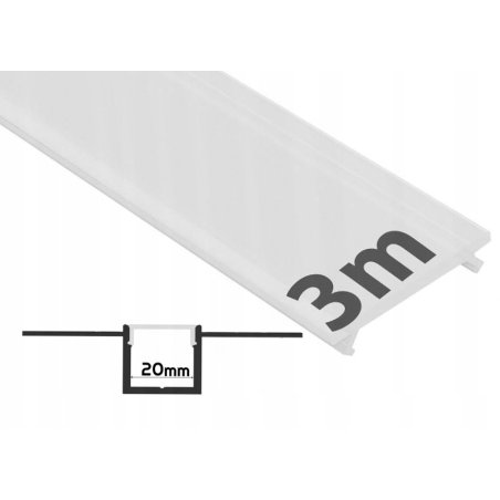 3mb KLOSZ PCV MLECZNY 20mm...