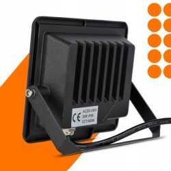 Naświetlacz halogen lampa robocza LED SLIM 50W NW Barwa NEUTRALNA sl