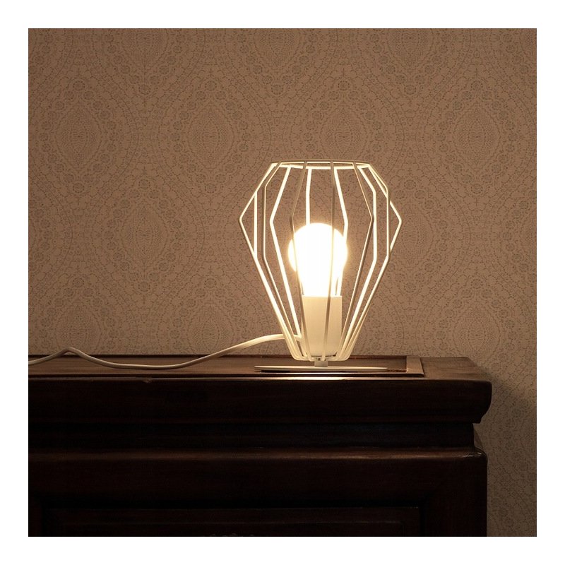 Żarówka E27 A60 LED 8W Filament biała ciepła OZDOBNA szklana mleczna
