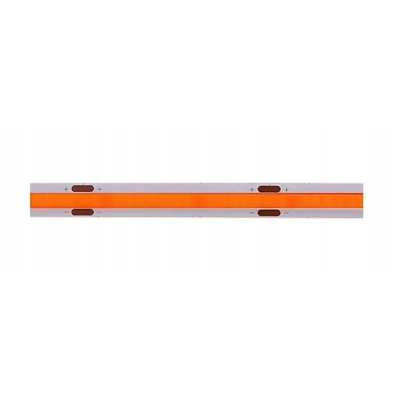 Taśma LED COB 12V 8mm 11W/m 480 d. linia neon barwa kolor POMARAŃCZOWA 1mb
