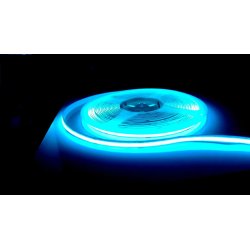 Taśma LED COB WĄSKA 5mm 12V 384diod/m neon linia ŚWIATŁA kolor NIEBIESKI 1m