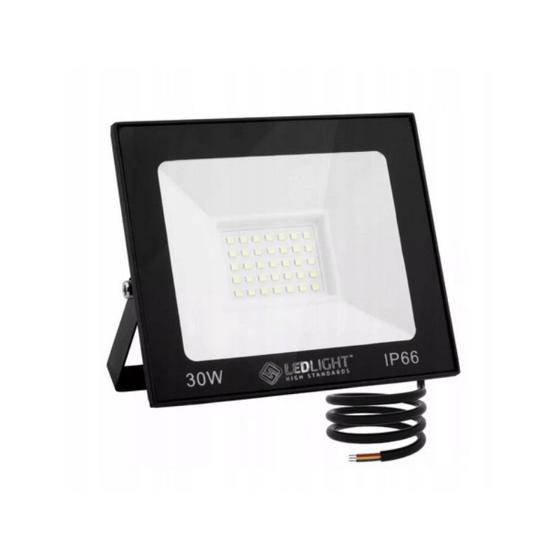 HALOGEN LED 30W NAŚWIETLACZ SLIM ZEWNĘTRZNY IP66 ROBOCZY BIAŁY zimny