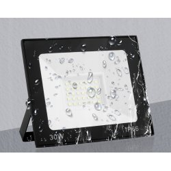 HALOGEN LED 30W NAŚWIETLACZ SLIM ZEWNĘTRZNY IP66 ROBOCZY BIAŁY zimny