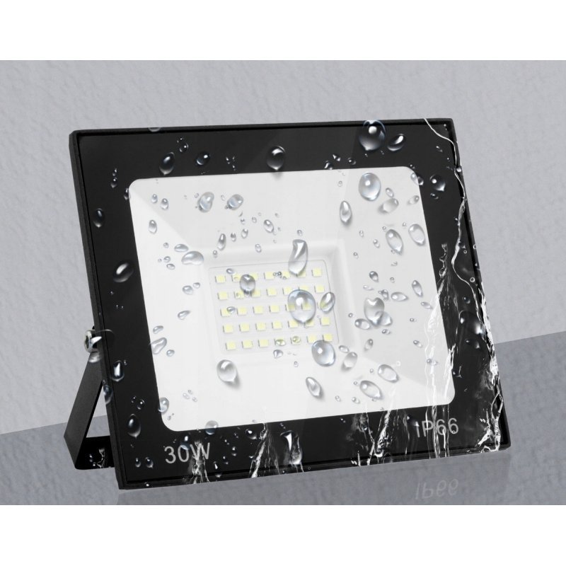 HALOGEN LED 30W NAŚWIETLACZ SLIM ZEWNĘTRZNY IP66 ROBOCZY BIAŁY zimny