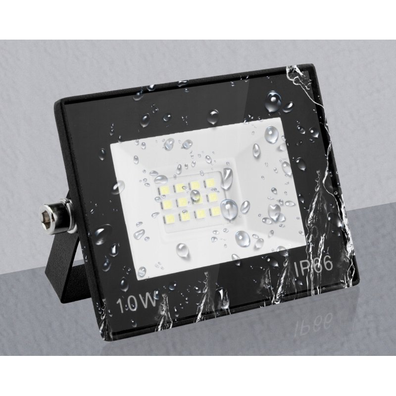 HALOGEN LED 10W NAŚWIETLACZ SLIM ZEWNĘTRZNY IP66 ROBOCZY BIAŁY zimny