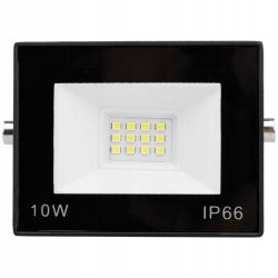 HALOGEN LED 10W NAŚWIETLACZ SLIM ZEWNĘTRZNY IP66 ROBOCZY BIAŁY zimny