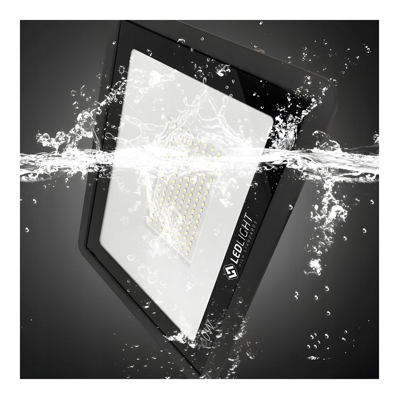 HALOGEN LED 30W NAŚWIETLACZ z czujnikiem ruchu PIR SLIM IP66 ROBOCZY zimny