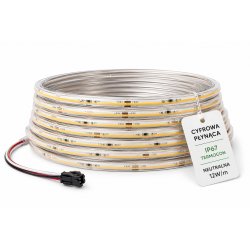 TAŚMA LED COB termo IP67 24V 360d Magic Pixel PŁYNĄCA WS2811 cyfrowa 10m NW