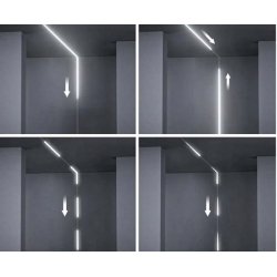 TAŚMA LED COB termo IP67 24V 360d Magic Pixel PŁYNĄCA WS2811 cyfrowa 10m NW