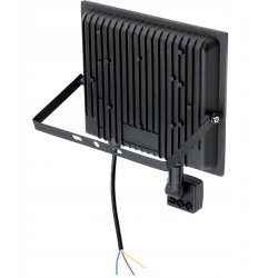 HALOGEN LED 100W NAŚWIETLACZ z czujnikiem ruchu PIR SLIM IP66 ROBOCZY zimny