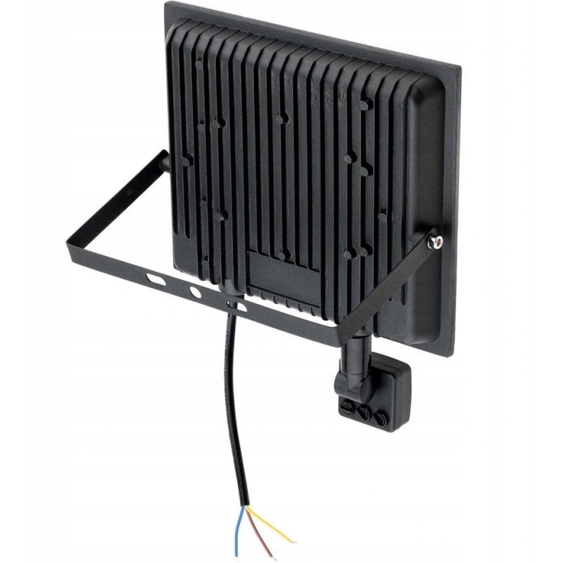 HALOGEN LED 100W NAŚWIETLACZ z czujnikiem ruchu PIR SLIM IP66 ROBOCZY zimny