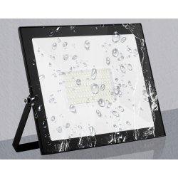 HALOGEN LED 100W NAŚWIETLACZ z czujnikiem ruchu PIR SLIM IP66 ROBOCZY zimny