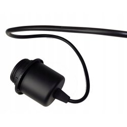 LAMPA sufitowa wisząca zwis Loft Drewno 1x E27