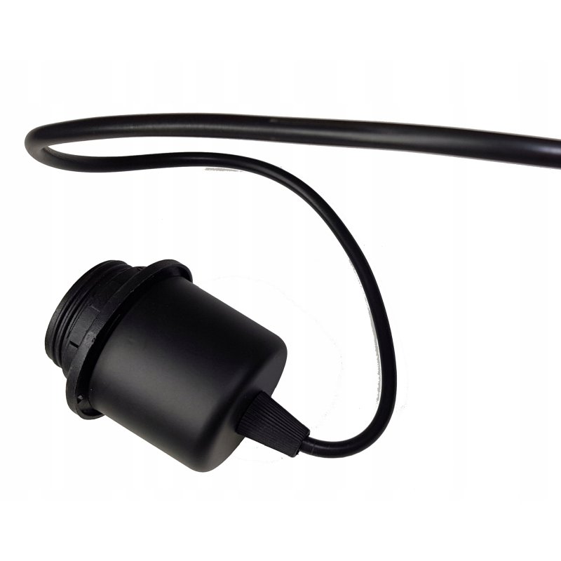 LAMPA sufitowa wisząca zwis Loft Drewno 1x E27