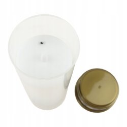 ZNICZ LED IP44 LAMPION MIGAJĄCY płomień na baterię WKŁAD do zniczy wys 21cm