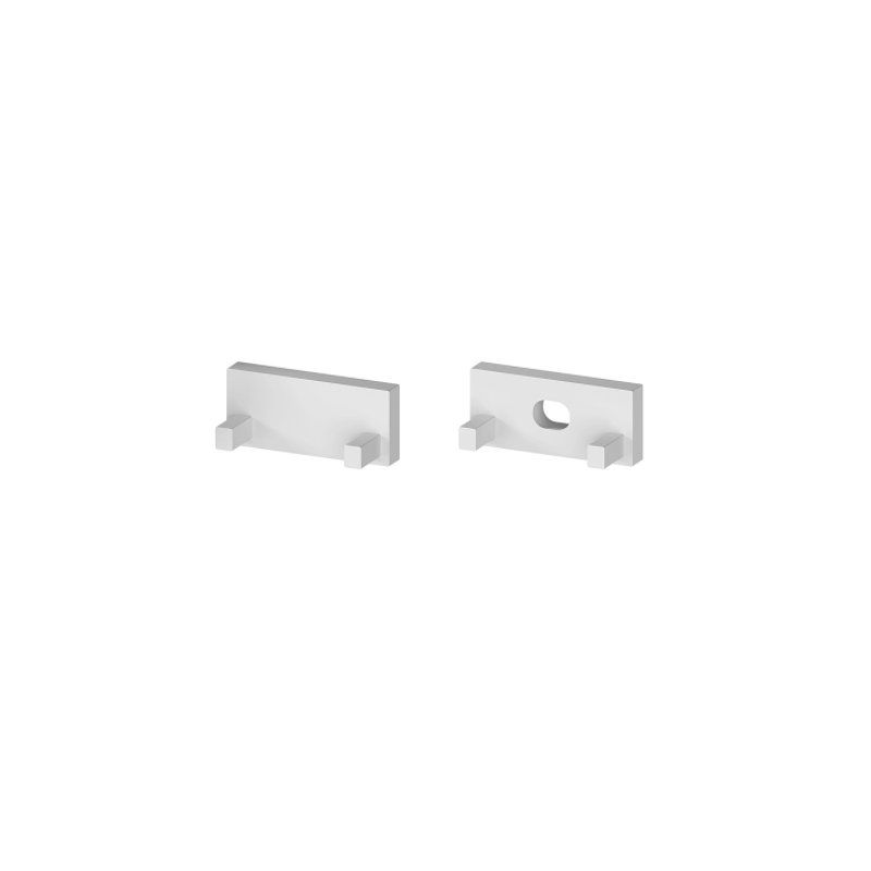 2x zaślepka do profili ALU hermetycznych ip67 do LED zaślepki hermetyczne