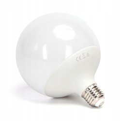 Żarówka E27 G120 LED 20W ZIMNA mleczna bańka XL mocna