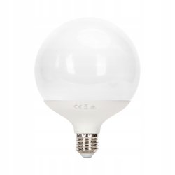 Żarówka E27 G120 LED 20W ZIMNA mleczna bańka XL mocna