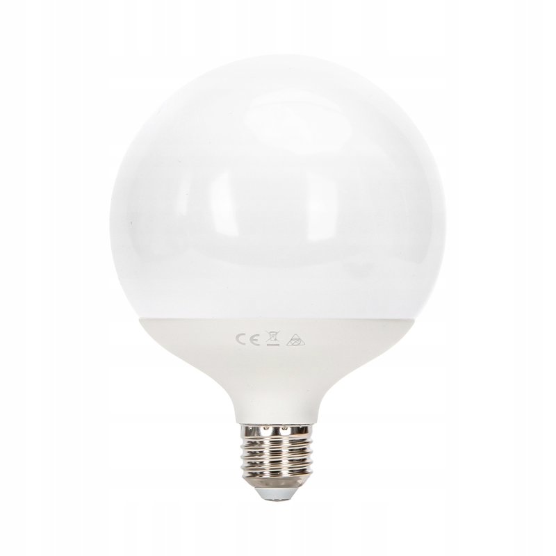 Żarówka E27 G120 LED 20W ZIMNA mleczna bańka XL mocna