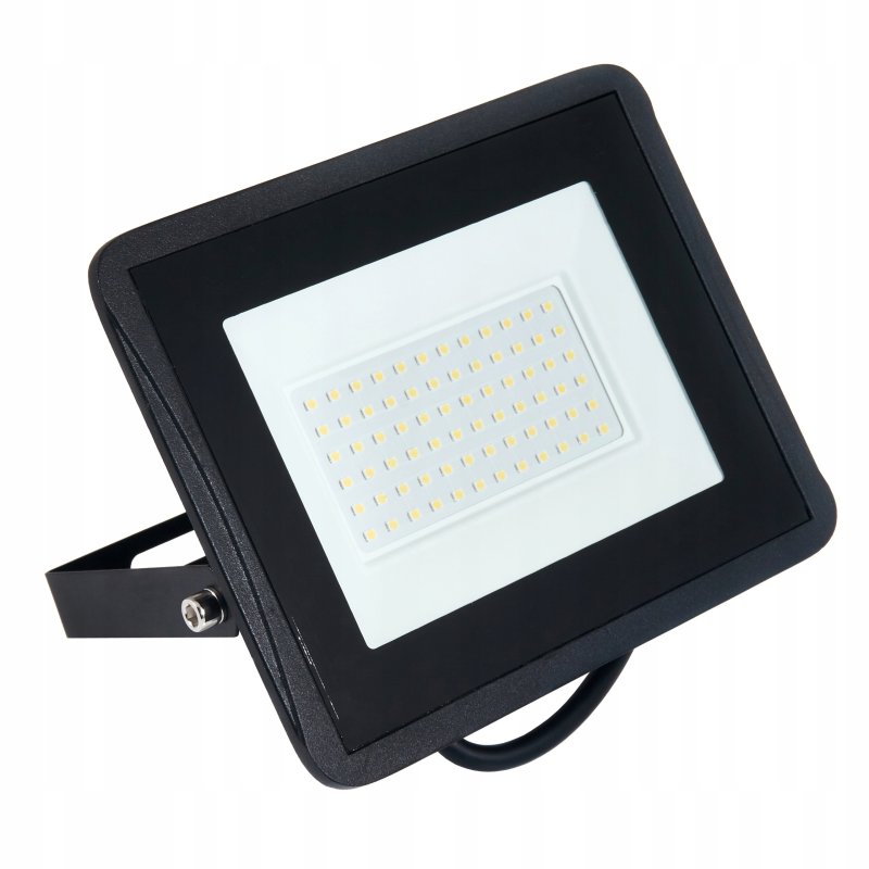 Naświetlacz halogen LED 2x 50W neutralny PREMIUM + STOJAK podwójny statyw