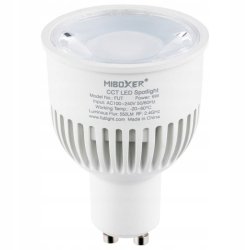 Żarówka INTELIGENTNA LED MiLight FUT107 GU10 6W CCT strefowa RF SMART