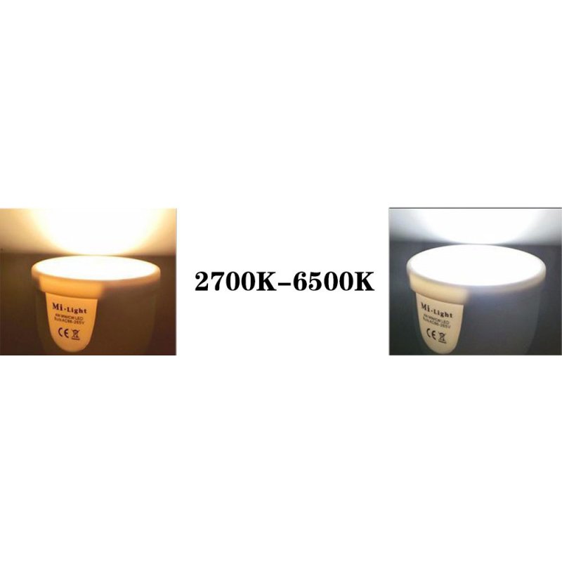 Żarówka INTELIGENTNA LED MiLight FUT107 GU10 6W CCT strefowa RF SMART