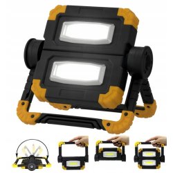 Naświetlacz halogen lampa LED 2x 10W Akumulatorowy
