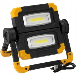 Naświetlacz halogen lampa LED 2x 10W Akumulatorowy