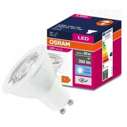 ŻARÓWKA OSRAM PREMIUM LED GU10 4,5W BARWA NEUTRALNA SOCZEWKA SKUPIAJĄCA