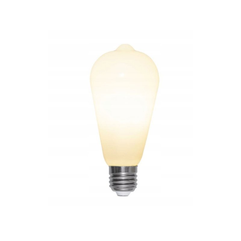 Żarówka E27 ST64 LED 12W Filament biała ciepła SZKLANA MLECZNA