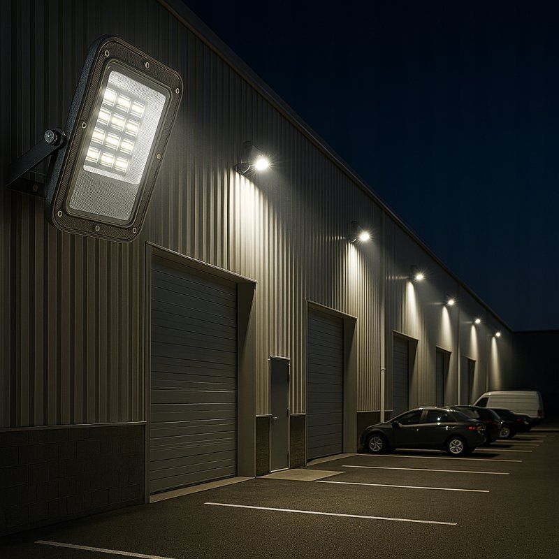 Halogen LED Naświetlacz Lampa 50W 4500lm Premium Reflektor Zewnętrzny 4000K