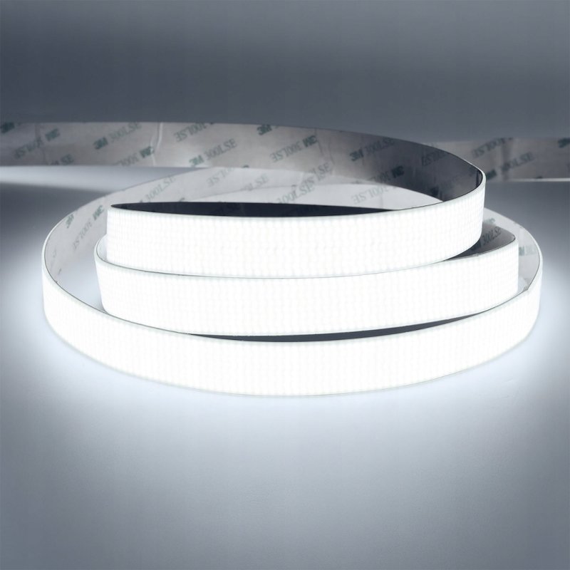 TAŚMA LED COB 24V super mocna 30W/m 3770lm/m NEON linia SZEROKA zimny CW 5m