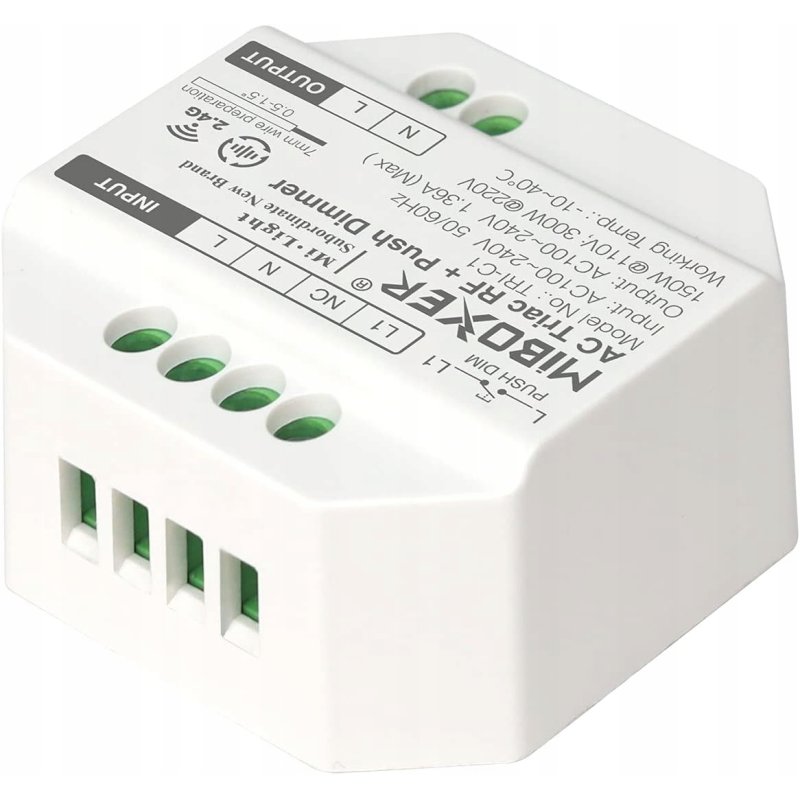Ściemniacz kontroler MONO 100-240V AC 1.36A TRI-C1 Mi-Light + Push Dimmer