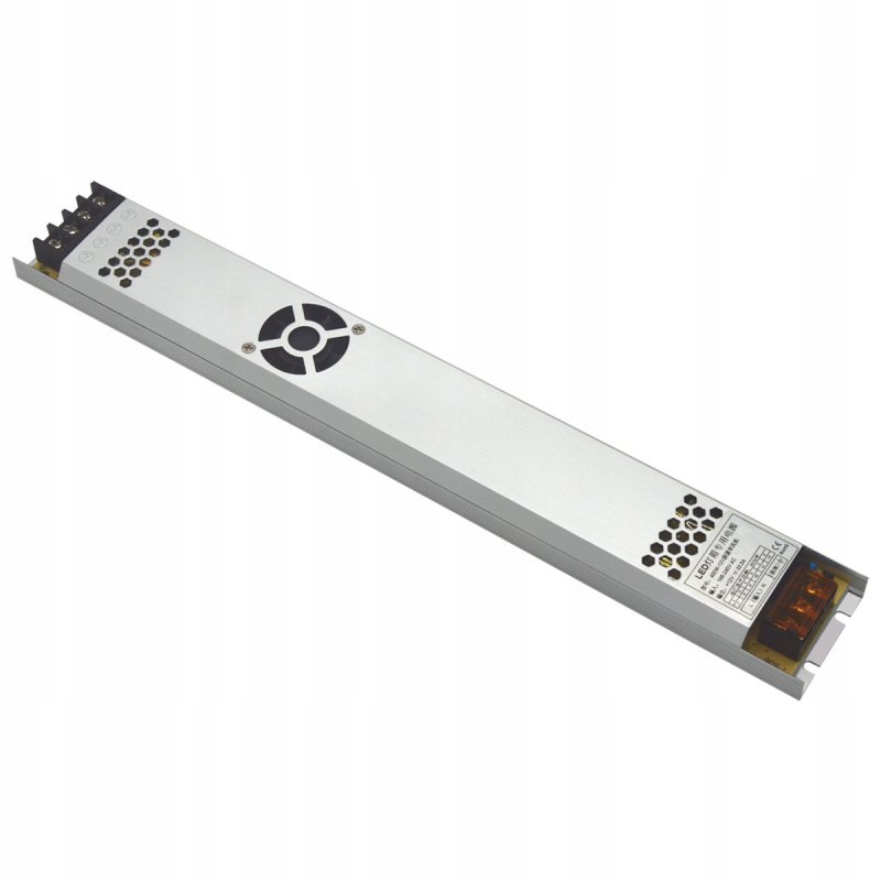 Zasilacz płaski 12V 25A MOCNY 300W IP20 super slim do taśm led cob