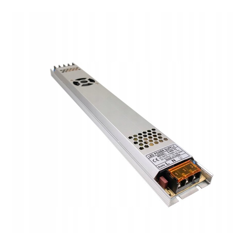 Zasilacz płaski 12V 25A MOCNY 300W IP20 super slim do taśm led cob