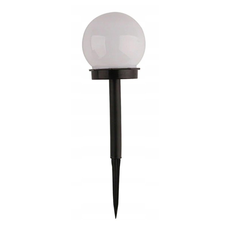 Zestaw 6x Lampa ogrodowa SOLARNA LED ZIMNA KULA