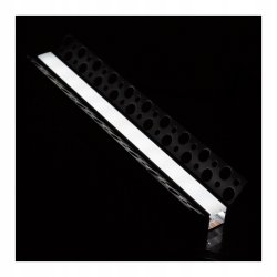 Zestaw PROFIL ALU NAROŻNY 12mm LED PŁYT GK GIPSOWYCH karton-gips KLOSZ 2m
