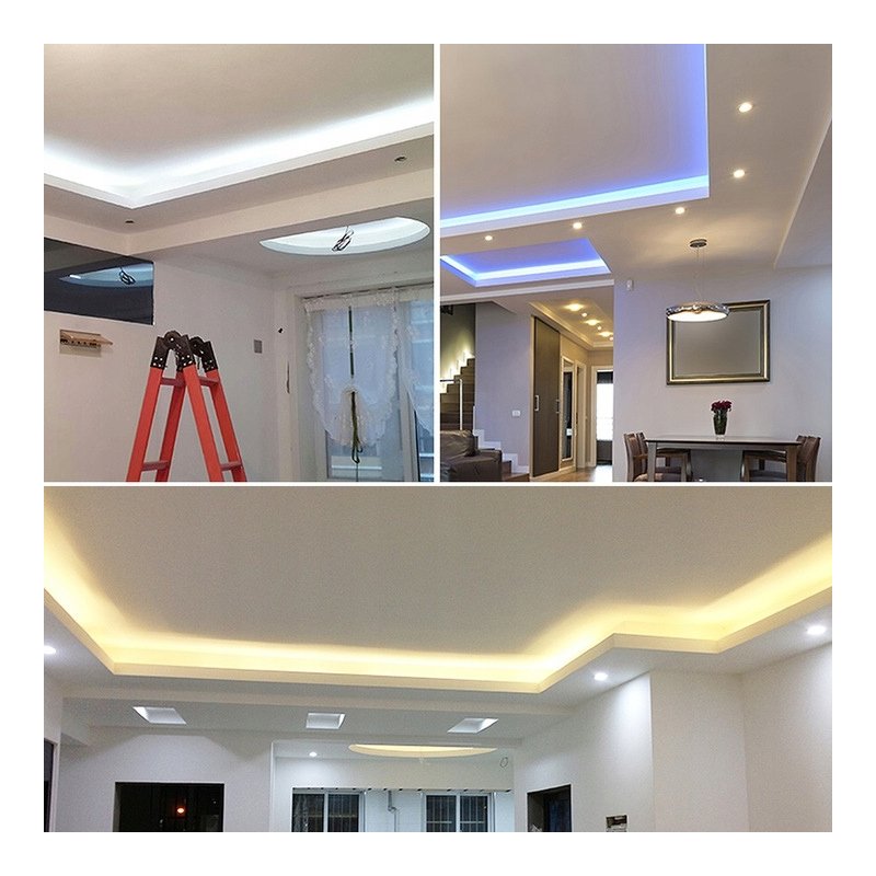 Taśma dekoracyjna LED COB linia 12V 7W/mb Neon biała Neutralna 320diod 1m