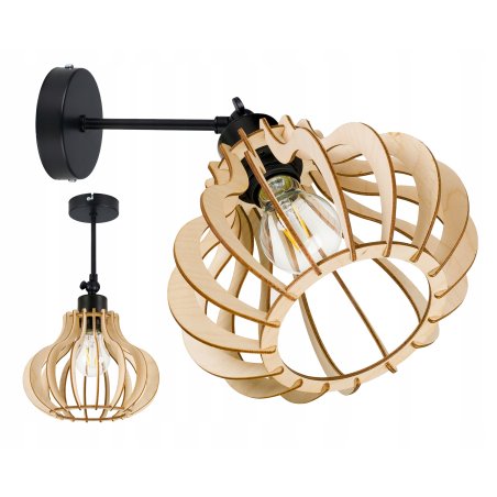 Lampa kinkiet ścienny naE27...