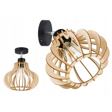 Lampa kinkiet ścienny naE27...