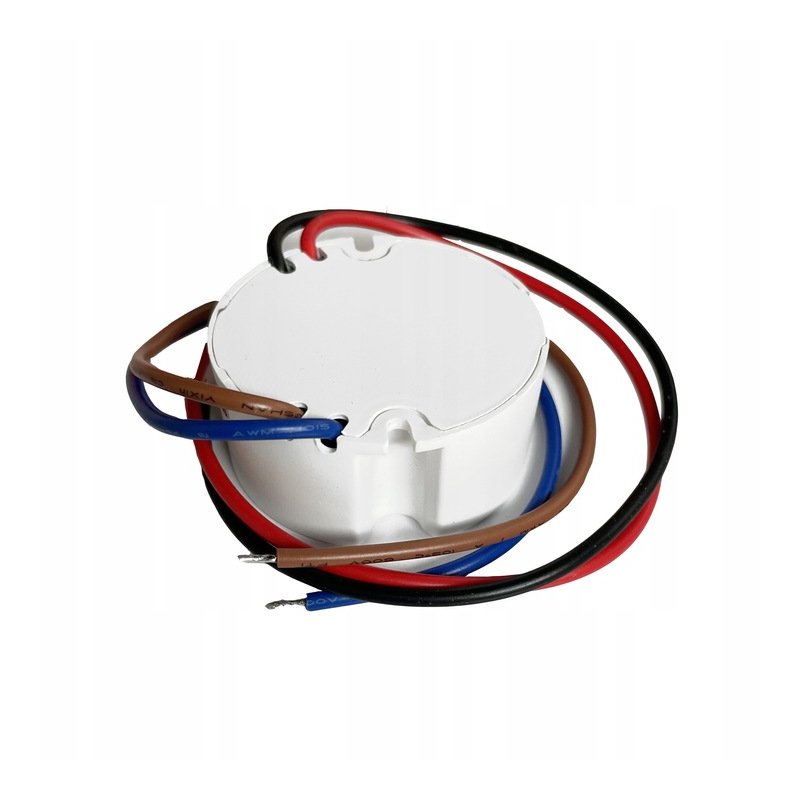 Zasilacz do puszki fi60 do taśm LED 12V 30W 2,5A dopuszkowy IP67 hermetyk